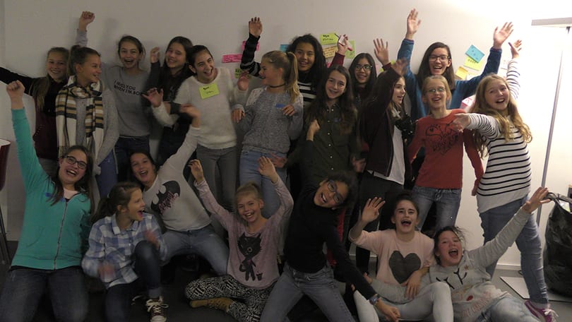 Die MĂ€dchen des Zukunftstages 2016