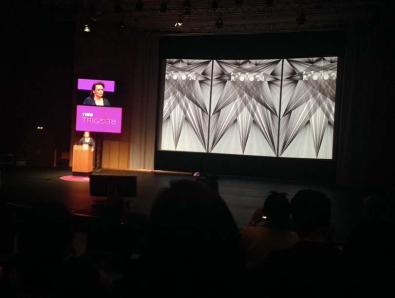 Designer Hansje van Halem at Typo Berlin 2018