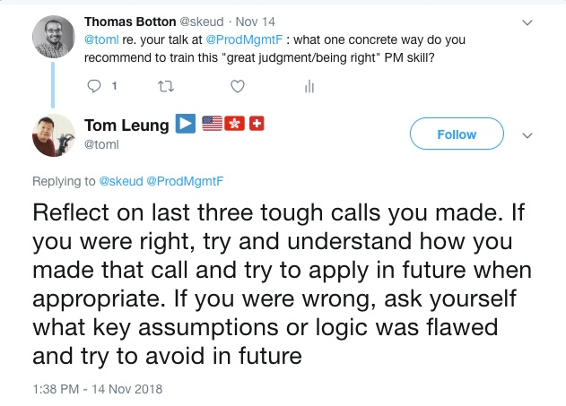 How a Product Manager can hone his judgment skills
