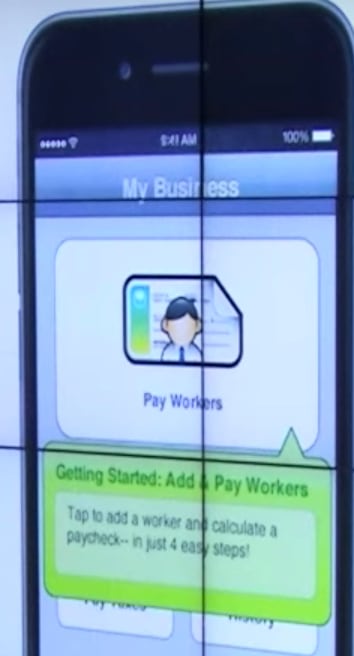 Intuit mobile app Just-In-Time useful onboarding