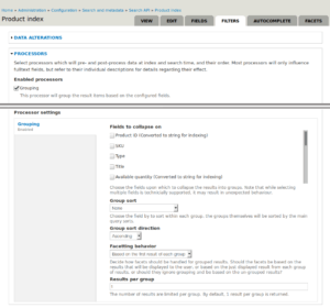 SearchAPI: processor settings