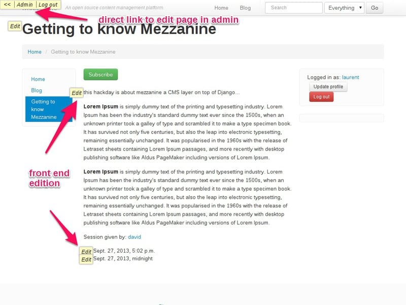 frontend-edition-mezzanine-cms