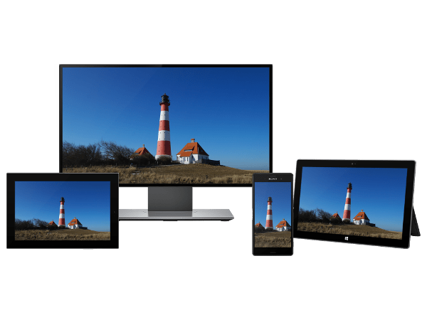 Responsive Bilder von einem Image Service
