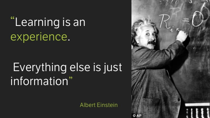 Learning is an Experience