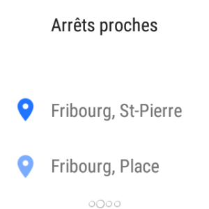 Time for Coffee - Nearby stations on Android Wear