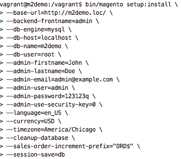Magento CLI Install
