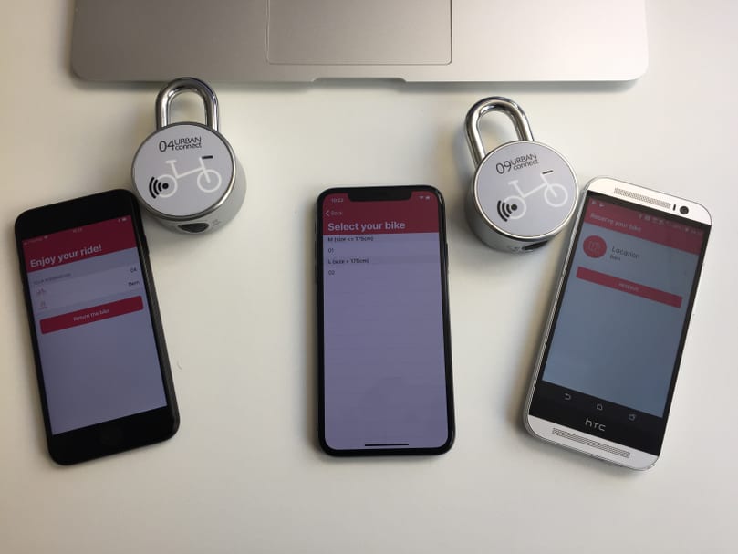 Tests of our Urban Connect Mobile App Developments