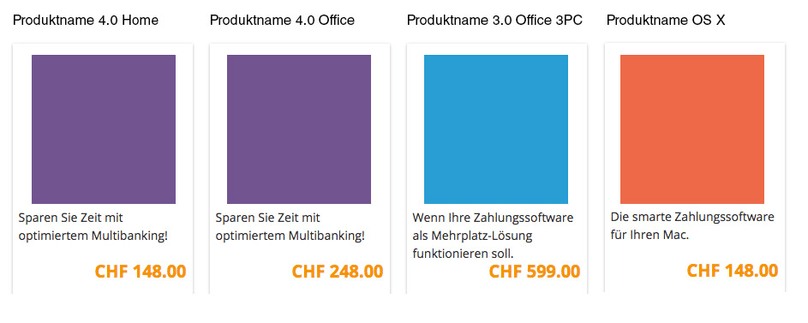 It is hard to see the difference in product versions.