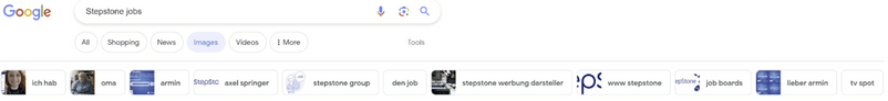 Related filters in Google when selecting images