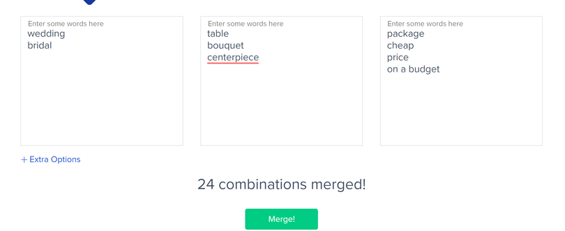 tool mergewords that helps to merge words