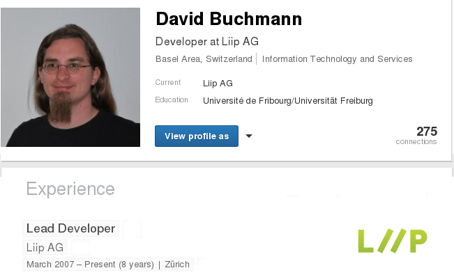 David LinkedIn 8 years