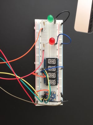 the weather station